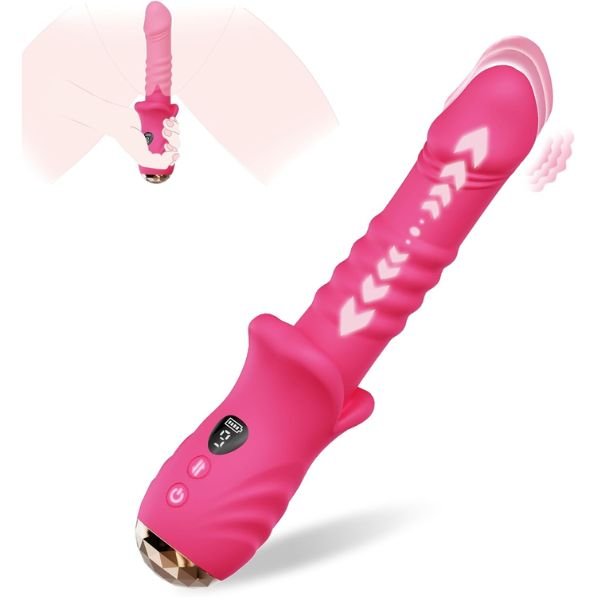 Thrusting G Spot Dildo Vibrator