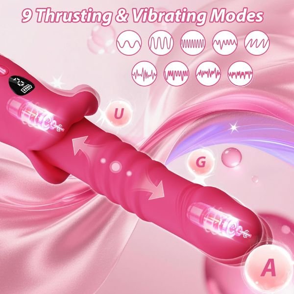 Thrusting G Spot Dildo Vibrator