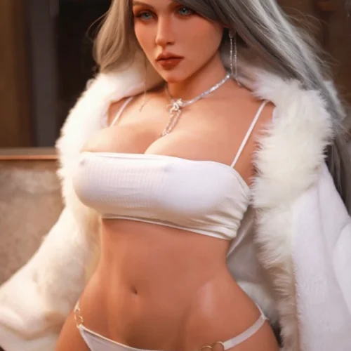 Silver Hair Big Booty Sex Doll