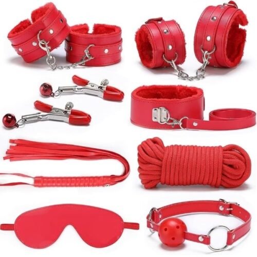 8-Piece Bondage Gear and Accessories