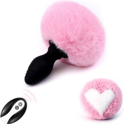 Bunny Tail Plug with Remote Control