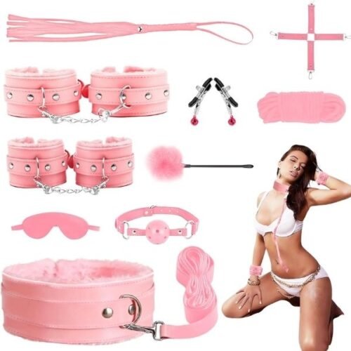 10 Pcs Sex Bondage Set for Beginners