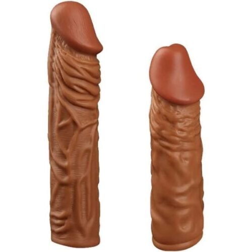 2 Pcs Reusable Penis Sleeve Extender