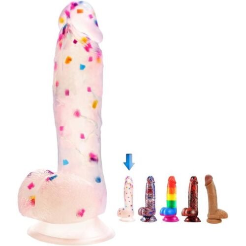 7.6 Inch Colorful Realistic Dildos